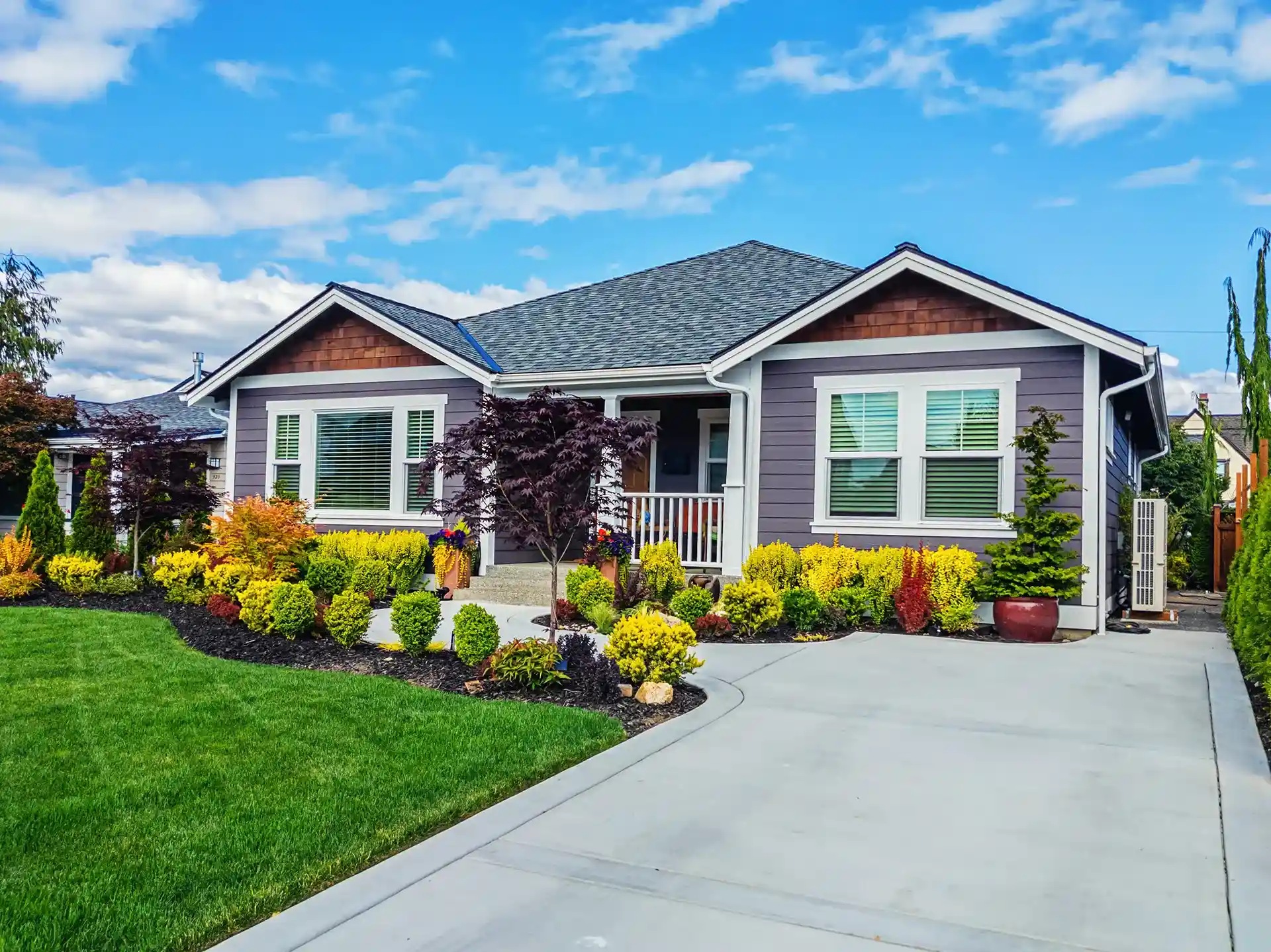 concrete driveway