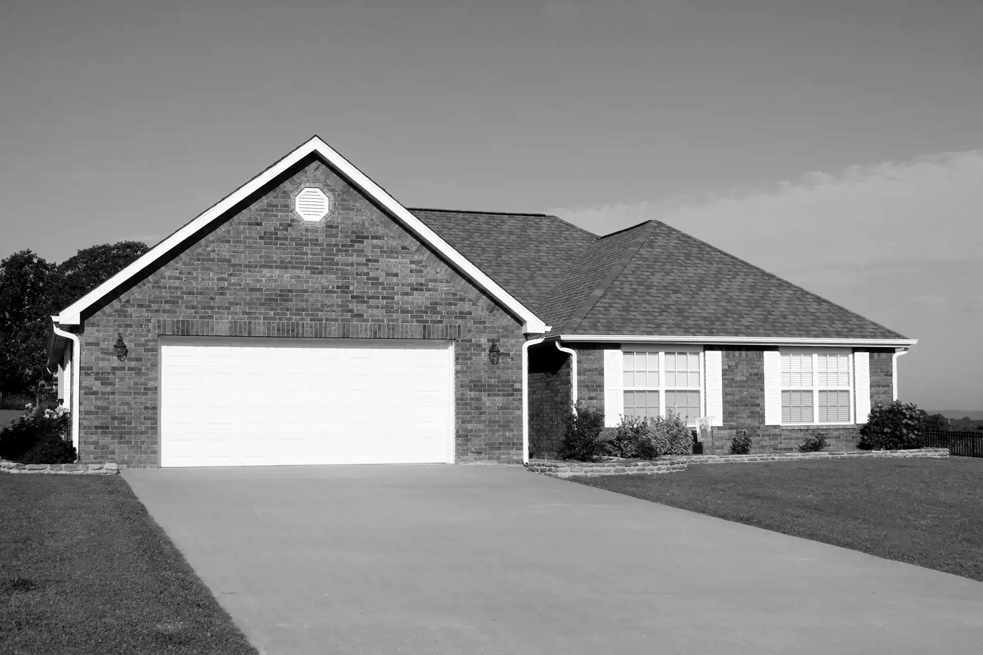 concrete driveway for new home